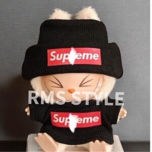 Labubu Clothes - Black Shirt and Beanie (DOLL NOT INCLUDED) - LC-019